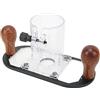 WOOXGEHM Base di Immersione del Router Portatile, Strumenti di Base del Router di Immersione del Trimmer per Fresatura Intaglio in Lega di Alluminio per Macchina per Rifilare La Lavorazione del Legno 65 mm