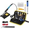 YOURRYONG Set di attrezzi per riscaldamento interno, 60 W, temperatura costante, elettrico soldering in ferro da stiro (blue)