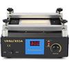 Sengfwin 853A Stazione di Saldatura a Piastra Calda da 450W, Riscaldamento Elettrico Piastra Preriscaldamento Stazione 120X120mm, LED Microcomputer Preriscaldamento Elettrico Rework Heater Lab