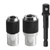 Opatiny Set di 3 bussole con ganasce regolabili per rubinetti M3-M6 e 1/4-1/2, include adattatore a bussola da 3/8 pollici e chiave a cricchetto