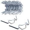 DEUBA® Clip Fissaggio per Serre Morsetti Antiruggine Kit 50 Pezzi in Acciaio Accessori per Protezione Piante Giardino