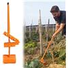 EGZASDI Estrattore per pali a T, Estrattore di pali e alberi for la rimozione cespugli, paletti, recinzione ceppi
