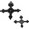 RiseDirectly Chiave per mandrino in lega di zinco per punte da 3/8 1/2 3/4 1 2,5 cm 2 pezzi 4 in 1 Set di chiavi per mandrino per trapano a mano resistente e leggero, compatibile con la maggior parte dei