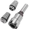 Eacam COLLET Chuck Milling Cutter (6,5 Mm, 13 Mm) + Aste di Estensione 1/2 Strumento per il Tornio CNC SHANK CN con Fattura Fine, Alta Precisione, Compatta, Ampia Applicazione per la