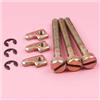 DORFEY Kit di viti di tensionamento e regolatore della catena da 3 pezzi, adatto for H-u-s-q-v-a-r-n-=a 136, 137, 142, Partner 350, 351, McCulloch, MacCat 335, 435, 440, parti for motosega.
