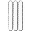 DORFEY Lama for motosega a gas da 16 64 DL, passo 0,325, denti guida 0,058, taglienti arrotondati, seghe for il taglio del legno(3pcs 16-inch Chain)