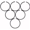 DORFEY 6 pezzi/lotto 44,7 mm * 1,5 mm Anello pistone adatto for Sth-il 026 PRO MS-260 MS260 MS261 MS271C MS291 Motosega 1121 034 3002 e altro cilindro