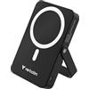 Verbatim Charge 'n' Go MagSafe Power Bank 10.000 mAh nero 15 W magnetico - PD 22 W ricarica rapida display LED & supporto pieghevole per iPhone 16/15/14/13/12 Pro/Pro Max - con cavo USB-C