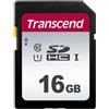 Transcend TS16GSDC300S Scheda di Memoria SDHC da 16 GB, Imballaggio Standard, 300S, Standard