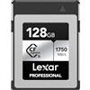 Lexar CFexpress Professional 128GB, Tipo B, 1000MB/s, per registrare video 4k, Serie Silver, Grigio