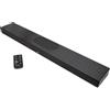 ZVOX AccuVoice AV855 Dialogue Clarifying Soundbar - Tecnologia acustica brevettata con 20 livelli di potenziamento vocale, doppio subwoofer, altoparlante TV a basso profilo per Home Theater e Smart TV