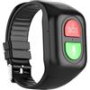 wanggaoyi Orologio di posizionamento per anziani, orologio GPS intelligente per anziani, tranquillità in ogni momento, monitoraggio della salute, chiamata di emergenza