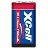 XCELL Litio Batteria 9V Blocco 1200 mAh 6AM6