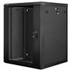 Lanberg WF01-6615-10B - Mensola da parete in acciaio, 600 x 600 x 769 mm, colore: nero