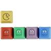 YMDK Novità Keycaps Artisan Gaming Icon 5 lati su Sublimazione di Colore Spesso PBT Key Cap per Mx Tastiera Meccanica