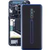 Audiosystem Scocca Cover Back Copri Batteria posteriore Per OPPO RENO2 CPH1907 RENO 2 PCKM00 PCKT00 Ricambio Pari Originale Con Biadesivo Vetro Sostituzione Nero Black (Blu Scuro)