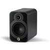 Q Acoustics 5020 Coppia di altoparlanti da scaffale nero satinato, driver 12,7 cm, tweeter 1, sistema stereo per home theater, audio surround per TV/giradischi