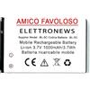 Generic Batteria per Brondi Amico Favoloso capacità 1000 mAh batteria compatibile pari all'originale Amico Favoloso Cod W13 BL-5C
