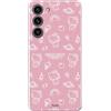 Personalaizer Siliona - Custodia flessibile trasparente per Samsung Galaxy S23 Plus con motivo Hello Kitty motivo su rosa - Cover in TPU compatibile con Samsung Galaxy S23 Plus
