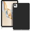 GIOPUEY Cover per HONOR Pad X9a, Guscio posteriore in TPU morbido, Ultra-sottile, Anti-vibrazione e anti-scivolo - Nero