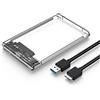 PPcdfre Custodia per hard box da 2,5 pollici HDD da SATA a USB 3.0 Tipo-C 3.1, custodia per disco rigido esterno