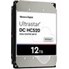 HelioSeal HGST - Hard Disk interno WD Ultrastar da 12 TB, DC HC520 HDD, 7,2 K SATA, 6 Gb/s, 256 MB di cache da 3,5 pollici, Helium Data Center, HUH721212ALE600