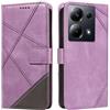 XINNI Cover per Xiaomi Poco M6 PRO 4G Custodia, Cellulare Libro Antiurto Flip Pelle PU/TPU, Portafoglio Flip Magnetica Case, Viola