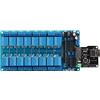 CHICIRIS Modulo di Controllo Ethernet, Porta RJ45 del Server WEB di Rete LAN WAN a 16 , con Controllo Remoto per Dispositivi Home Office