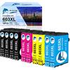 GoToners Cartuccia compatibile per Epson 603 XL 603XL Inchiostro per XP2100 XP2105 XP2150 XP2155 XP3100 XP3150 XP3155 XP4100 XP4150 XP4155 WF2810 WF2820 WF2830 WF20 WF20 WF20 WF20