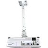 ELIX Supporto da soffitto per proiettore per Epson EB-1780W EB-1795F, realizzato su misura, montaggio sicuro a soffitto, soluzione ottimale per installazioni scolastiche e home theater