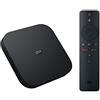 Xiaomi Mi Box S Lettore Multimediale in Streaming 4K Ultra HD con Telecomando Vocale, Nero