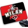 My Cust Tappetino Mouse Pad gadget compatibile per tifosi rossoneri del milan personalizzabile logo di fantasia scritta We Are adatto a Milan - senza loghi