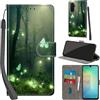 Haninsuze Cover per Samsung Galaxy A18/A17/A26 5G, Farfalla | Pelle PU Portafoglio, Porta Carte, Magnetica, Libro, Antiurto Custodia