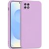 Mixroom - Cover Custodia Case per Samsung Galaxy A22 5G Protezione Fotocamera in Silicone TPU Morbido Opaco Bordi Piatti Colore Lilla