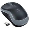 Logitech M185 wireless notebook mouse, Nano ricevitore USB, colore: Nero/Grigio