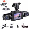 Generic Sistema Di Dash Cam Wireless A 4 Canali 1080p Con Telecamere Anteriore, Posteriore, Sinistra E Destra, Visione Notturna, Controllo Tramite App, BLACK with 128g SD Card