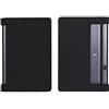 INSOLKIDON Compatibile Per Lenovo Yoga Tab 3 Pro 10.1 YT3-X90F X90L Tab3 Plus YT-X703F X703L Tablet Custodia protettiva in pelle Cover con Funzione di Supporto, Protezione in PU Pelle (Nero)
