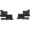 fqparts Computer Portatile Schermo a Cristalli liquidi Cerniere ASSE per for ASUS for ZenBook PRO 14 UX480FD Argento