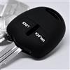 mt key Custodia morbida Custodia protettiva Chiave per auto Mitsubishi Lancer ASX Outback Pajero Sports 2 pulsanti/colore nero