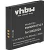 vhbw batteria sostituisce Doro DBF-800C, DBF-800D, DBF-800E, DBF-800A, DBF-800B per smartphone cellulare (800mAh, 3,7V, Li-Ion)