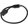 DLH - MOBILE ACCESSORIES Adapter Cable USB-C Female TO Micro USB Male - USB 2.0 - LENGT
