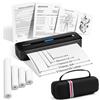 Phomemo M832 Stampante Portatile Termica A4, 300 DPI, 4 Rotoli Carta Termica, Senza Inchiostro, Compatibile con Smartphone Android & iOS