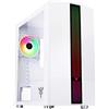 Itek Case LIFLIG W41 - Gaming Mini Tower, mATX, 12cm ARGB fan, 2xUSB3, Side Panel Temp Glass, White Edition