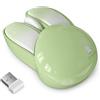 Generico Cute Bunny Wireless - Rabbit Mouses, Cordless Animal Mouses | 2.4G Battery Powered Mice, Quiet Click Ergonomic Design, Candy Color Computer, Lightweight Portable Accessory, Fun Gad