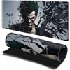 Head Case Designs Licenza Ufficiale Batman Arkham Origins Joker Arte Chiave 23.62 x 11.81 x 0.12 Inches (600 x 300 mm) - L Tappetino per Mouse E Scrivania da Ufficio per Giochi Tastiera PC