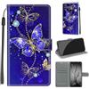 KENHONER Cover Compatibile con Huawei P Smart 2019, Premium Pelle PU Portafoglio Flip Libro Custodia per Honor 10 Lite [Protezione Completa] - Farfalla