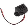 Yhenlovtt Cicalino piezoelettrico da 12 V, cicalino elettronico da 75 dB, sistema di allarme per auto, allarme acustico piezoelettrico attivo, cicalino e altoparlante, cavo adattatore