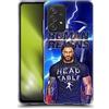 Head Case Designs Licenza Ufficiale WWE Fulmine Roman Reigns Custodia in Gel [Protezione di Grado Militare] Compatibile con Galaxy A52 / A52s / 5G (2021)