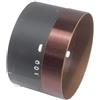 Generic 1 Pezzo Bobina Mobile Woofer 100mm 1600W Max Per Subwoofer 18 Pollici Con Filo Di Rame A 2 Strati Esterni E Supporto In Fibra Di Vetro