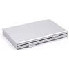 vhbw Custodia per 16x schede di Memoria Micro-SD/Transflash, 2X schede di Memoria SD, SDHC, SDXC - Argento